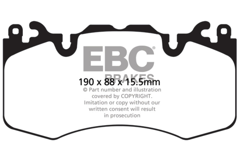 EBC 13+ Land Rover Range Rover 3.0 Supercharged Extra Duty Front Brake Pads - ED92064