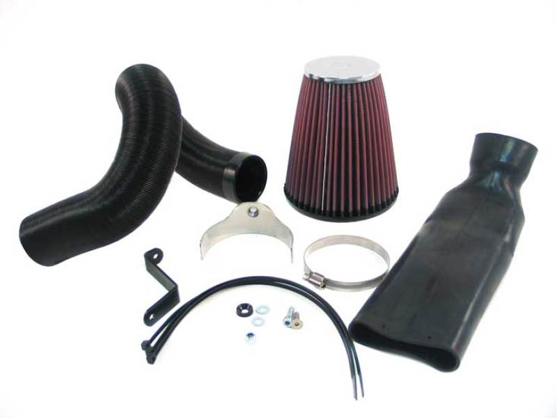 K&N Performance Intake Kit BMW Z3 2.0 24V 6CYL DOHC, 1999-2000 - 57-0366 for 1999-2005 BMW 3 Series - front view