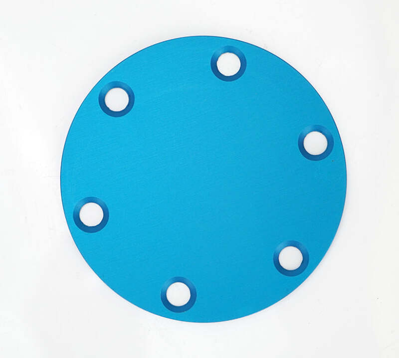 NRG Horn Delete Plate Laser Logo - Blue - STR-250BL - front view