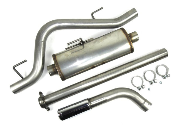 JBA 15-20 Ford F-150 All 2.7L/3.5L/5.0L 409SS Pass Side Single Exit Cat-Back Exhaust - 40-2529 for 2015-2021 Ford F 150 - fro