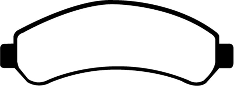 EBC 98-05 Chevrolet Blazer 4.3 2WD Yellowstuff Front Brake Pads - DP41256R