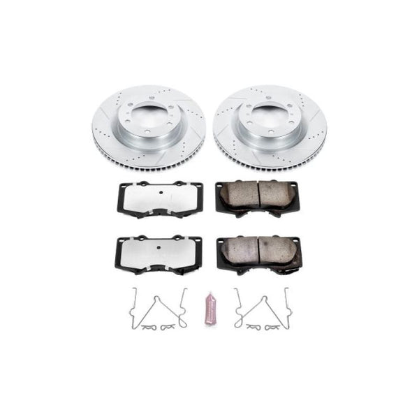Power Stop 10-19 Lexus GX460 Front Z36 Truck & Tow Brake Kit - K5873-36 for 2010-2023 Lexus GX - front view