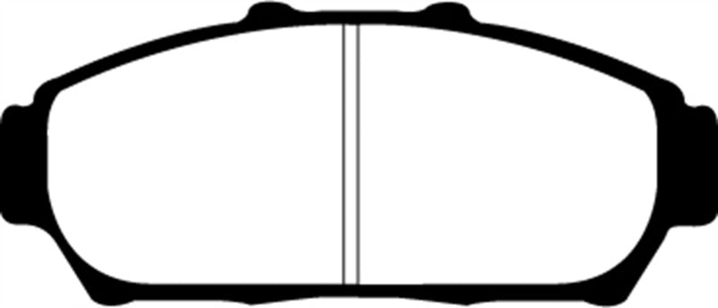 EBC 92-94 Acura Integra 1.7 Vtec Ultimax2 Rear Brake Pads - UD374 for 1988-2001 Honda Civic - front view