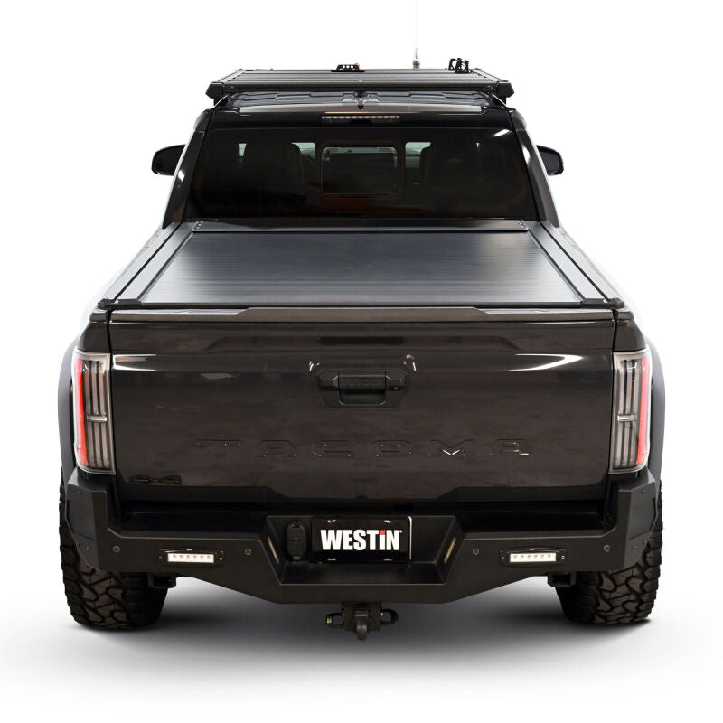 Westin 24-26 Toyota Tacoma 5ft Bed Manual Retractable Tonneau Cover - Black - 19-62785