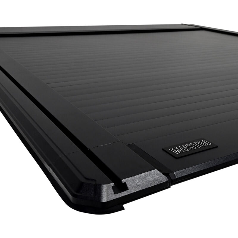 Westin 16-23 Toyota Tacoma 5ft 5in Bed Manual Retractable Tonneau Cover - Black - 19-61065
