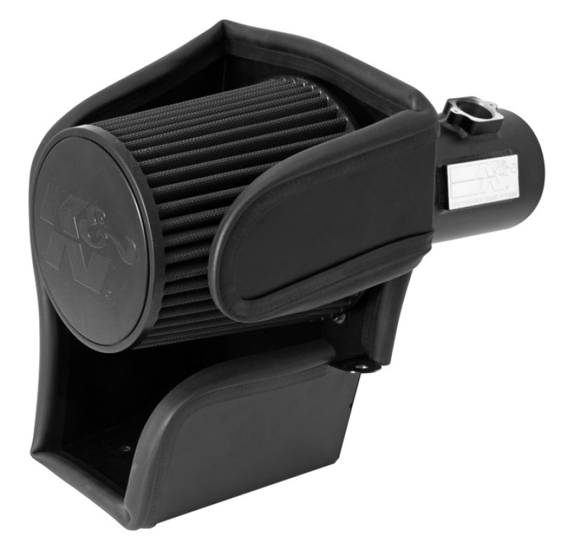 K&N 08-10 Ford F250/F350/F450/F550 Super Duty 6.4L V8 DSL Black Performance Intake Kit - 71-2576 for 2008-2010 Ford F 250 - f