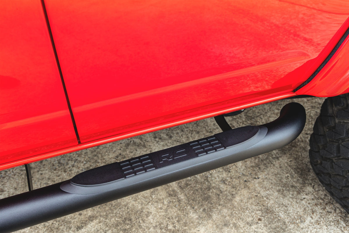 Rough Country - Nerf Steps - 3-Inch Tube - 4-Door - Ford Bronco 4WD (2021-2026) - 43007