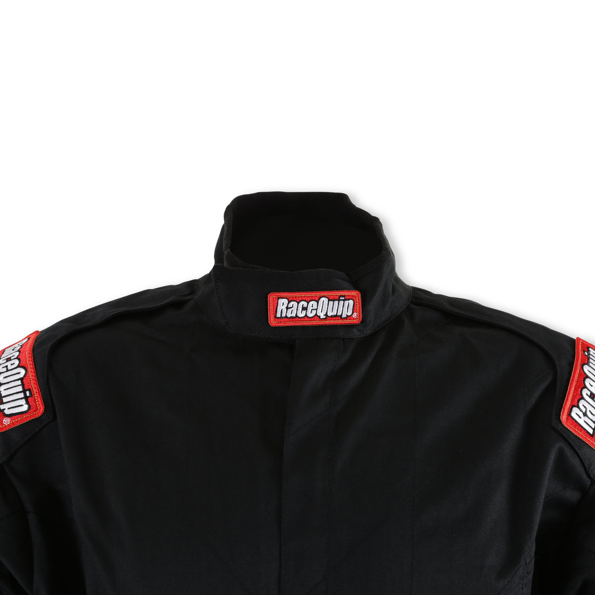 RaceQuip Black Chevron-1 Suit - SFI-1 XL