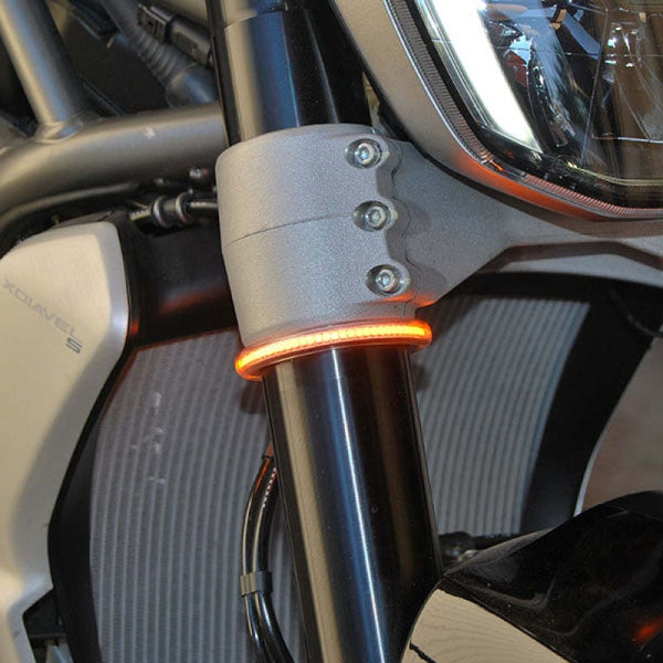 New Rage Cycles Rage 360 Turn Signals 50 mm. - RAGE-360-50 - front view