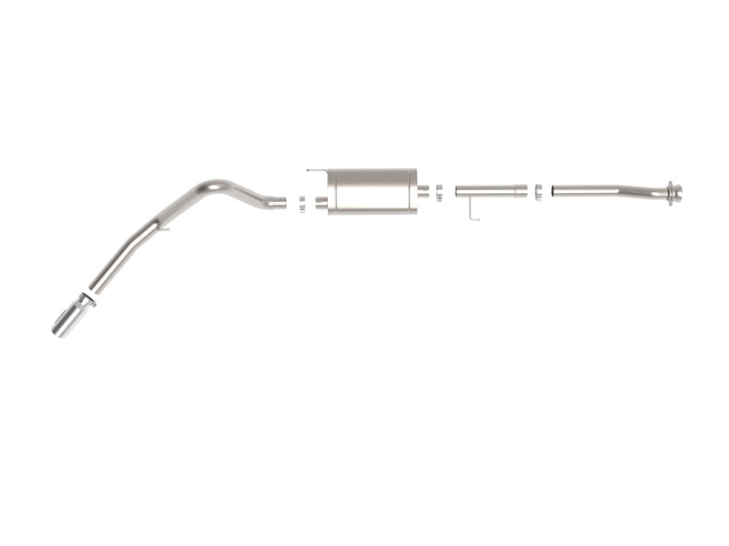 aFe Apollo GT 3in 409 SS Cat-Back Exhaust 2021 Ford F-150 V6 2.7L/3.5L (tt)/V8 5.0L w/ Polished Tips - 49-43125-P