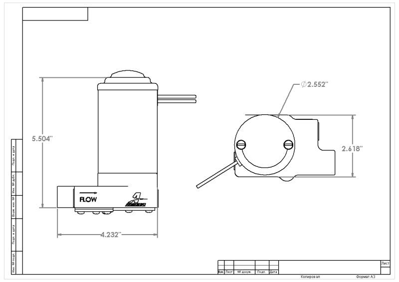 Aeromotive High Output (HO) (7 PSI) Billet Carbureted Fuel Pump - 3/8in NPT Ports - 11209