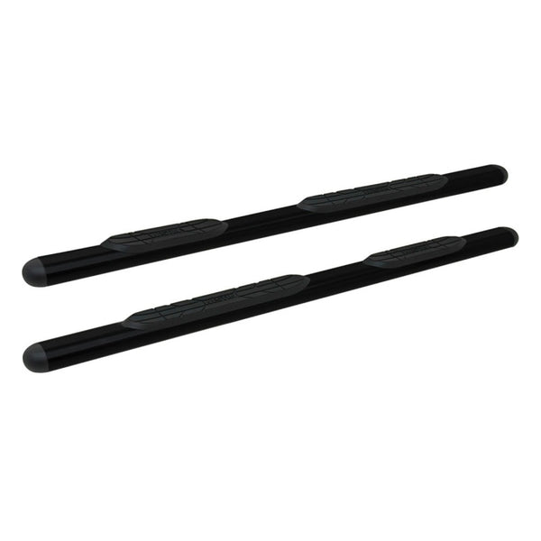 Westin Premier 4 Oval Nerf Step Bars - 85 in - Black - 22-5035 for 2004-2024 Nissan TITAN - front view