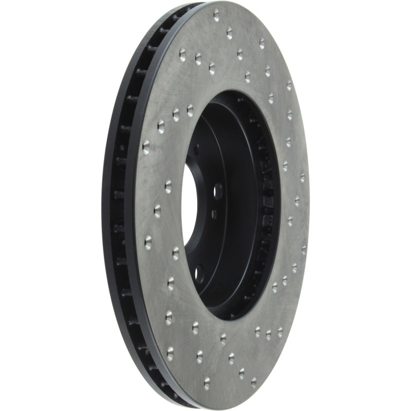 StopTech 06-18 Honda Civic Cryo Drilled Sport Right Front Rotor - 128.40036CR