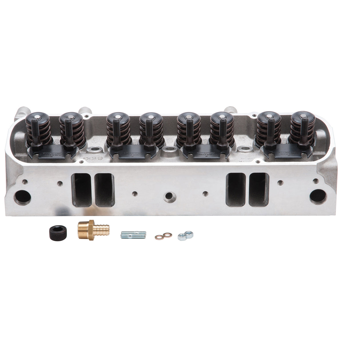 Edelbrock Cylinder Head Pontiac Performer D-Port 72cc Chambers for Hydraulic Roller Cam Complete - 61595