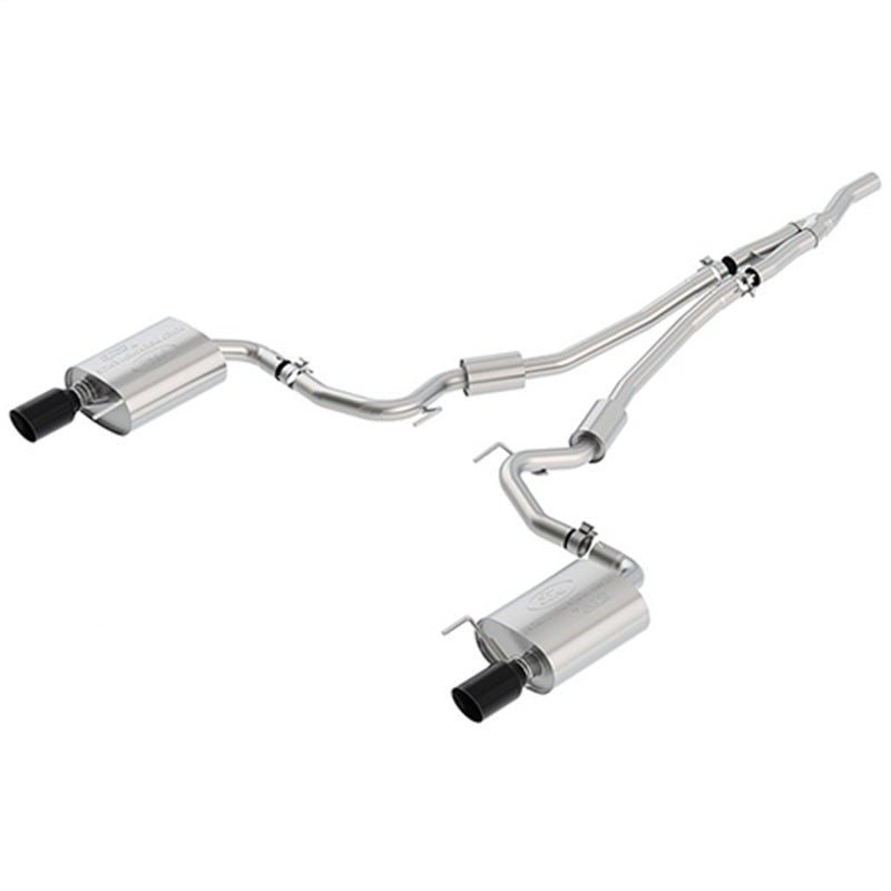 Ford Racing 2018 Mustang 2.3L Ecoboost Cat-Back Sport Exhaust System w/Black Chrome Tips