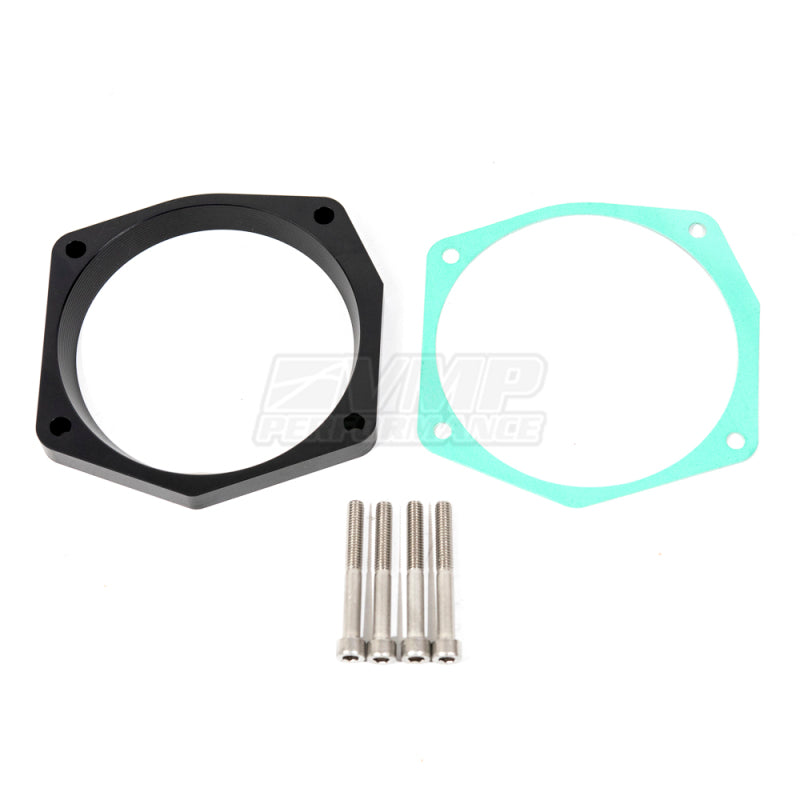 VMP Performance 105mm Throttle Body Adapter Plate Kit - Black Anodized - VMP-INA023