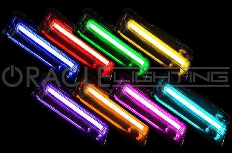 Oracle 16-18 Chevrolet Camaro Backlit Fog Light DRL Upgrade Kit - ColorSHIFT SEE WARRANTY - 1293-333