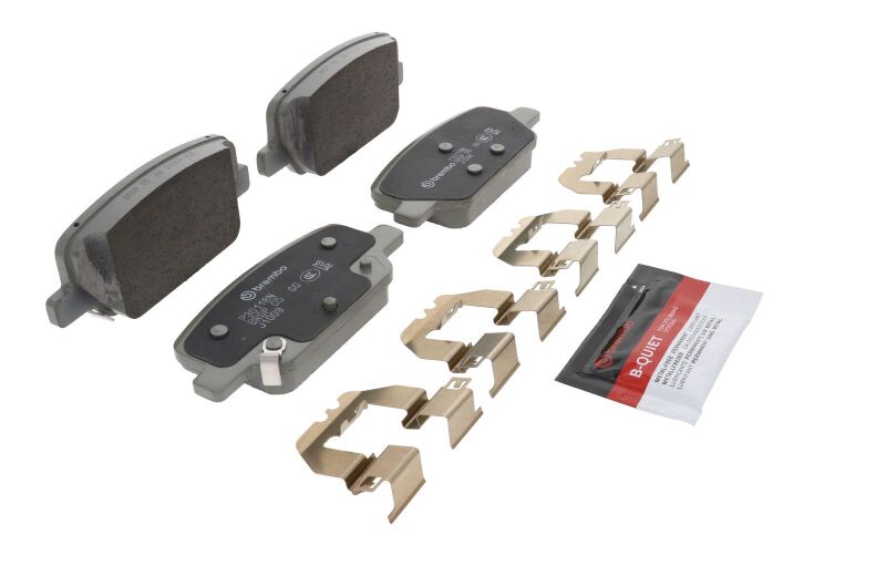 Brembo OE 20-24 Hyundai Palisade/19-20 Santa Fe/20-24 Kia Telluride PRIME Ceramic Brake Pad - Rear - P30118N