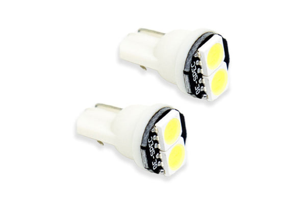 Diode Dynamics 194 LED Bulb SMD2 LED - Cool - White (Pair) - DD0037P for 1999-2010 Volkswagen Beetle - front view