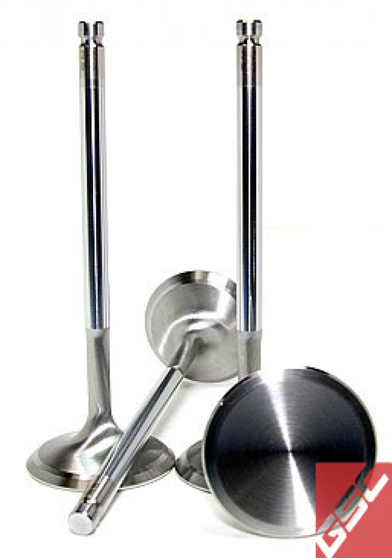 GSC P-D Subaru EJ205/EJ207/EJ257 STD Head Chrome Polished Exhaust Valve - Set of 50 - B2011-50