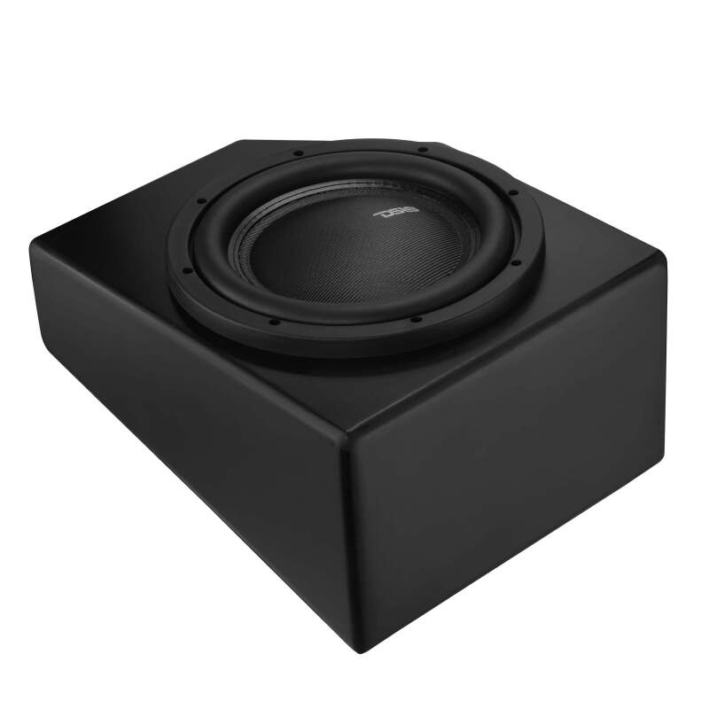 DS18 Loaded 10in Sub Encl Sealed Box IP65 Waterproof Rating IXS10.4D Incl 2017+ Front Driver Side - CA-X3BASS10LD/D - angle view