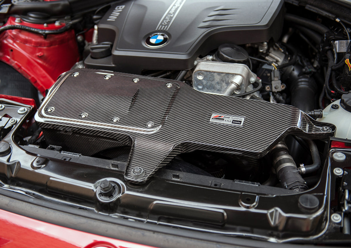 AWE Tuning BMW 228i/320i/328i/428i S-FLO Carbon Intake - 2660-13034