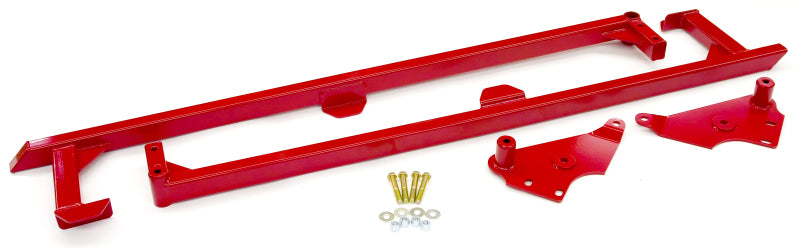 BMR 04-06 GTO Weld-On Boxed Subframe Connectors - Red - SFC007R for 2004-2006 Pontiac GTO