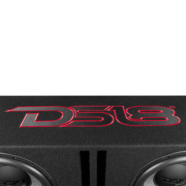 DS18 Dual 12in Loaded 900 Watts RMS 2x GEN-X124D Ported Enclosure Speakers Included - GEN-X212LD - front view