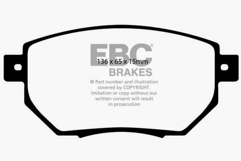 EBC 03-05 Infiniti FX35 3.5 Yellowstuff Front Brake Pads - DP41659R