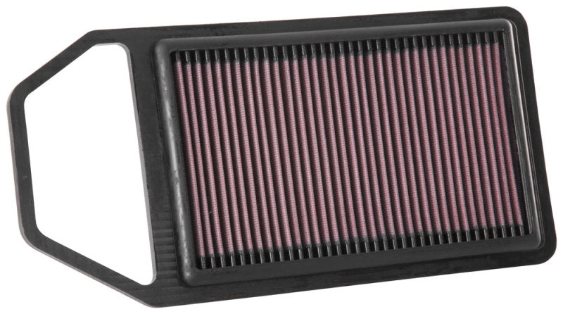 K&N 15-18 Suzuki Baleno L4-1.2L F/I Replacement Drop In Air Filter - 33-3114 by K&N Engineering - front view