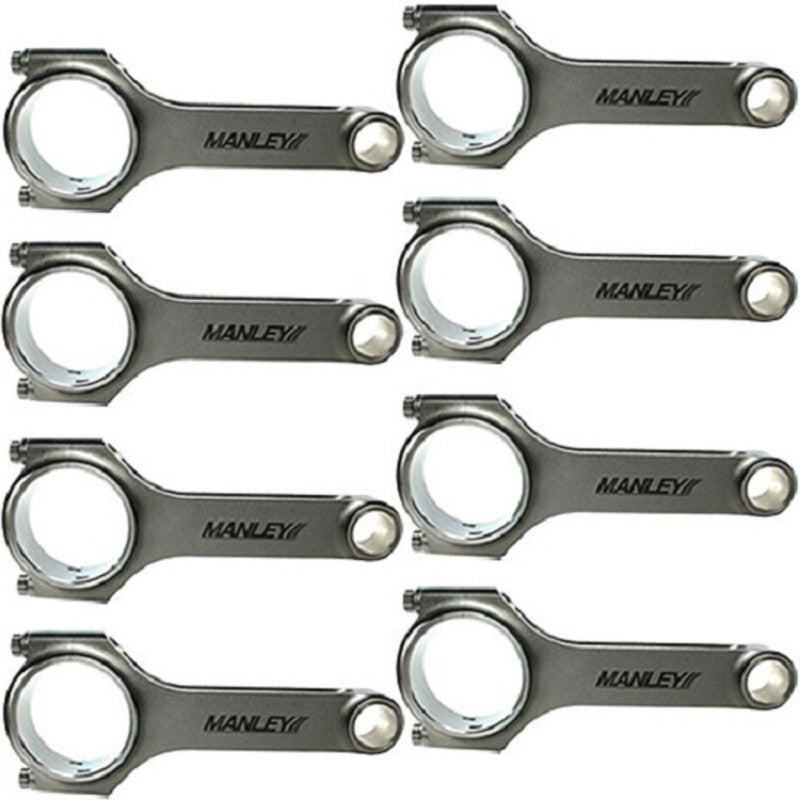 Manley Chrysler 6.4L Hemi H Beam Connecting Rod Set w/ .927 inch Wrist Pins ARP 2000 Rod Bolts - 14088R-8