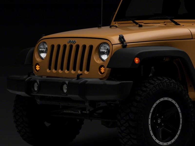 Raxiom 07-18 Jeep Wrangler JK Axial Series LED Turn Signals- Smoked - J142671