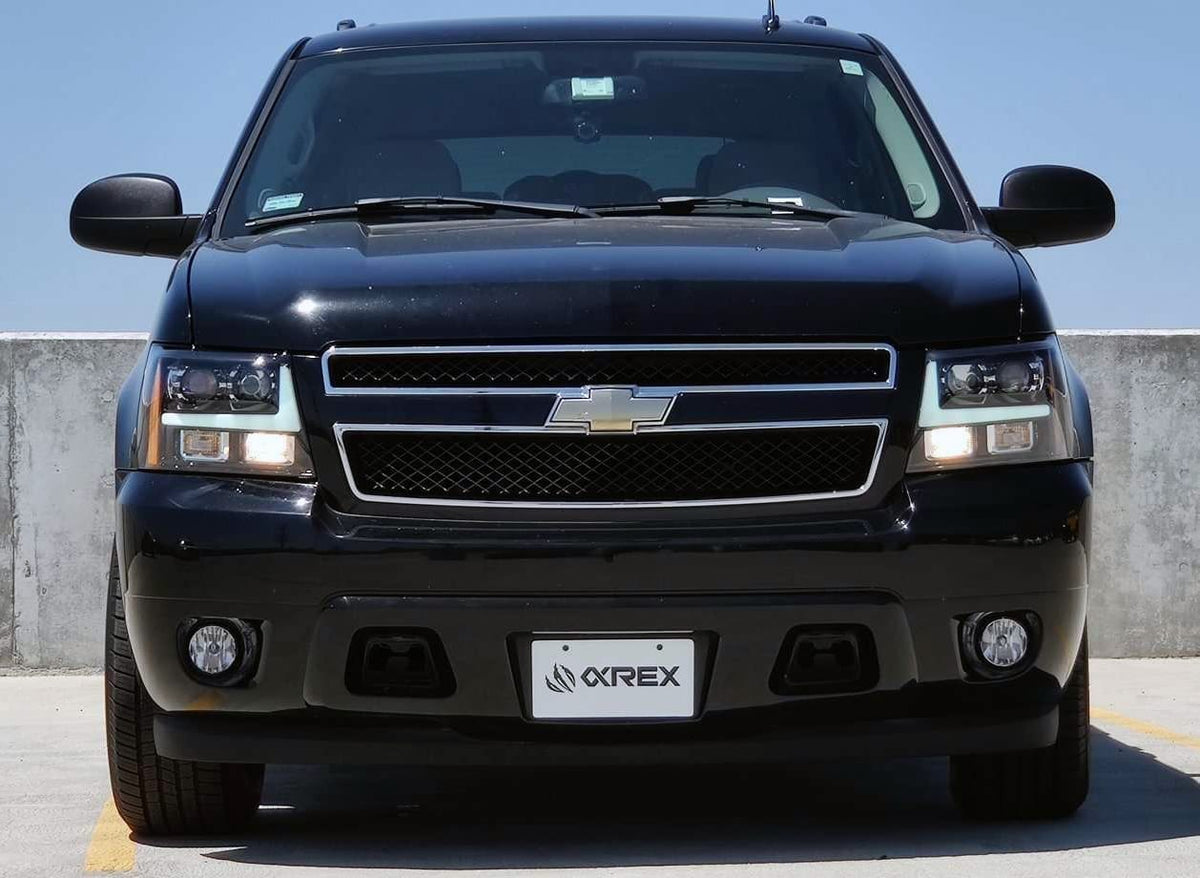 AlphaRex 07-14 Chevrolet Tahoe PRO-Series Proj Headlights Chrome w/Activ Light/Seq Signal/DRL - 880298 for 2007-2014 Chevrole