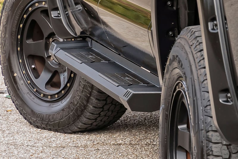 Rough Country - HD2 Aluminum Running Boards - Crewmax Cab - Toyota Tundra 2WD/4WD (2007-2021) - SRB071791A