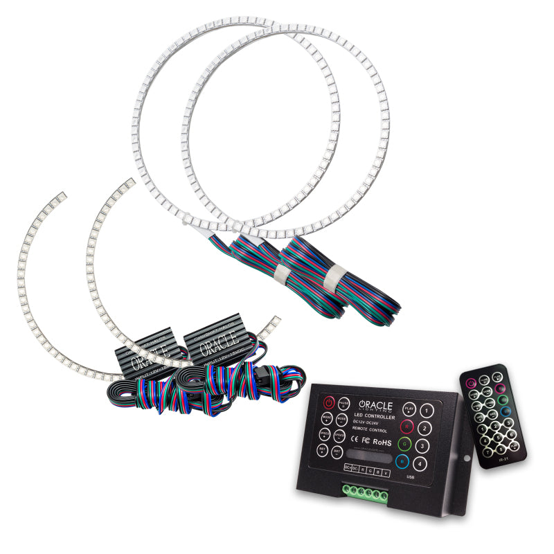 Oracle Toyota Tundra 14-17 Dual Halo Kit - ColorSHIFT w/ 2.0 Controller SEE WARRANTY - 2381-333