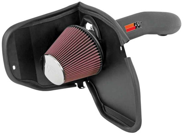 K&N 08-09 Jeep Liberty 3.7L V6 Performance Intake - 57-1559 for 2008-2009 Jeep Liberty - front view
