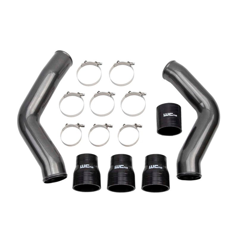Wehrli 13-18 Cummins 6.7L 3.5in High Flow Intake Bundle Kit Stage 1 - Sparkle Bomber Orange - WCF100423-SBO