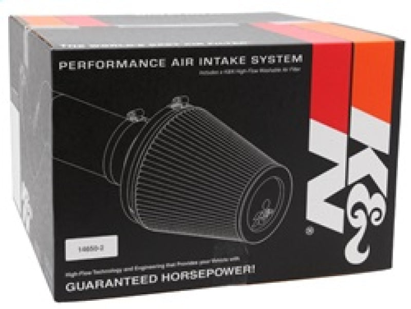 K&N 99-04 Jeep Grand Cherokee L6-4.0L High Flow Performance Kit - 77-1526KP for 1999-2004 Jeep Grand Cherokee - angle view
