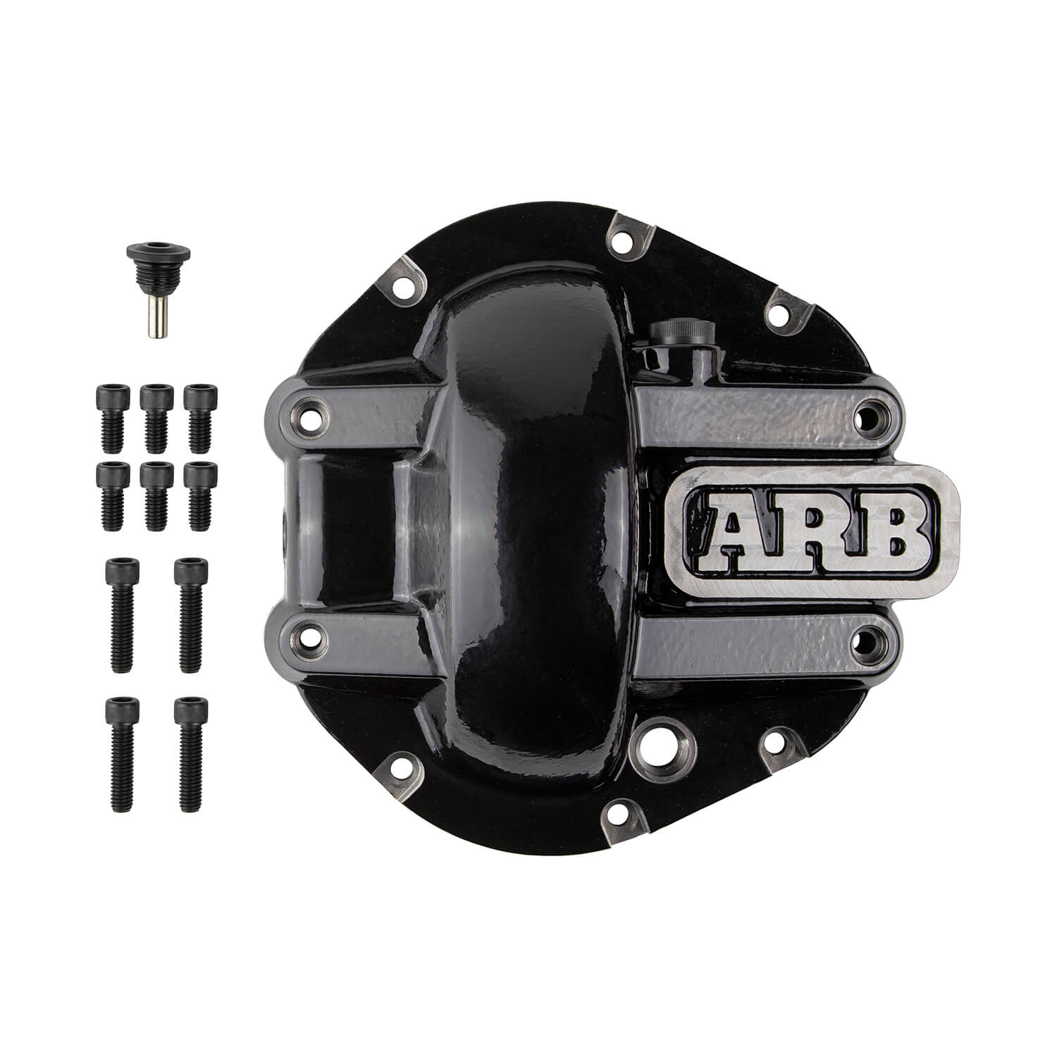 ARB Diff Cover D44 Blk - 0750003B for 1961-1996 Ford F 250 - front view