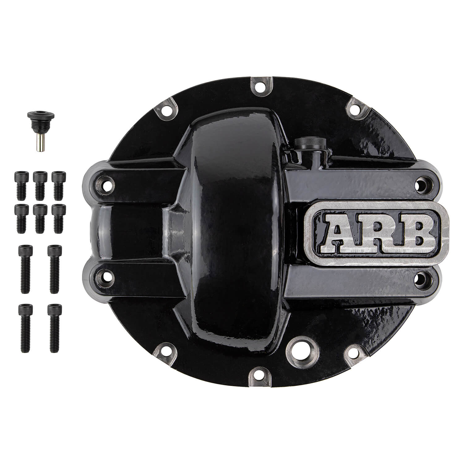 ARB Diffcover Blk Chrysler8.25 - 0750005B for 1984-2001 Jeep Cherokee - front view