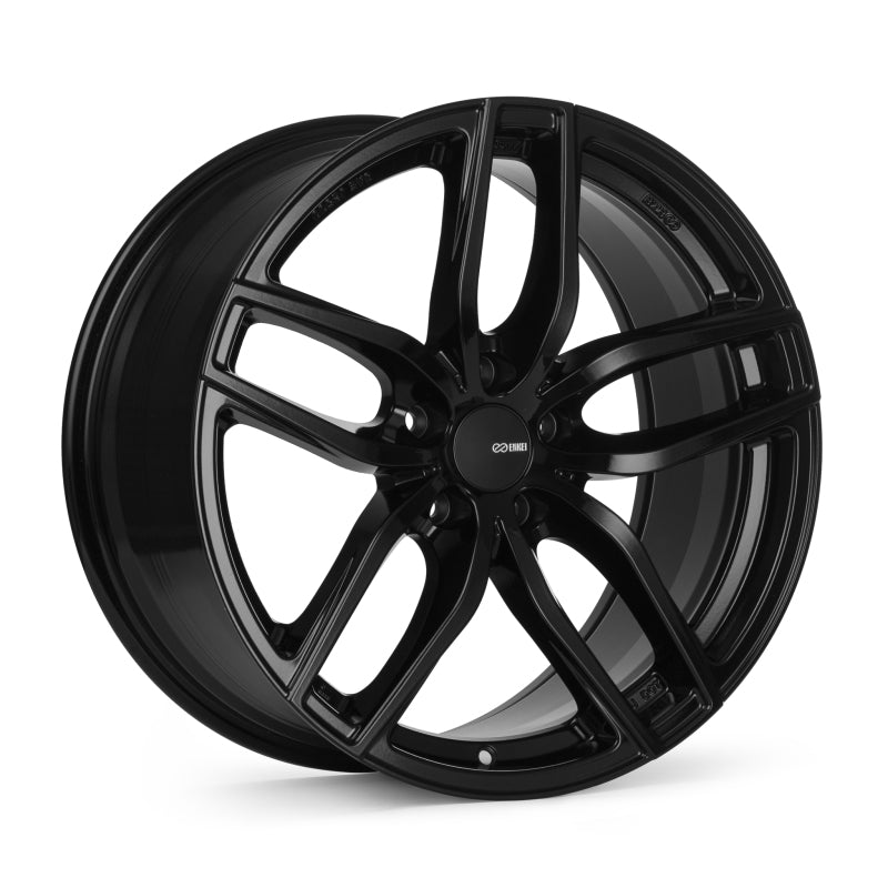 Enkei Tune 18x8.5 / 5x114.3 BP / ET38 / 72.6mm Bore - Gloss Black Wheel - 555-885-6538BK