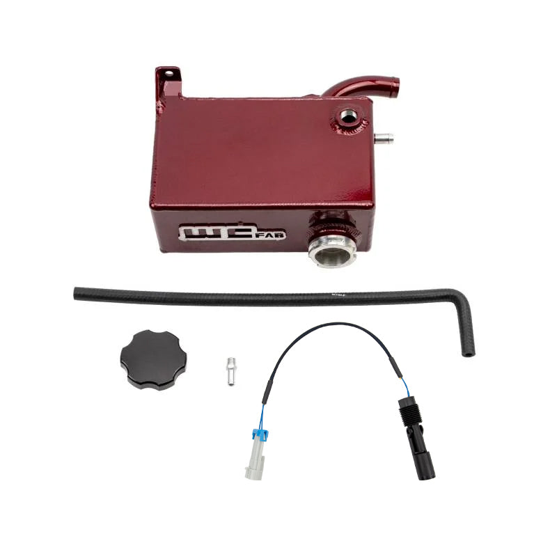 Wehrli 07.5-10 GM Duramax LMM OEM Placement Coolant Tank - Gun Metal - WCF100646-GM
