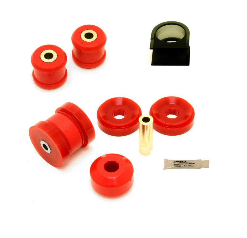 BMR 10-15 5th Gen Camaro Front Suspension Bushing Kit (BK008 BK018 BK019) - Black/Red - BK022