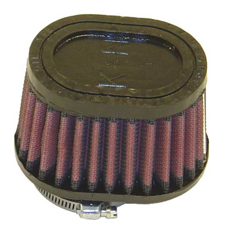 K&amp;N Filter Universal Rubber Filter Oval Tapered 4in Base O/S L x 3.5in Top O/S L x 2.75in H - RU-1820
