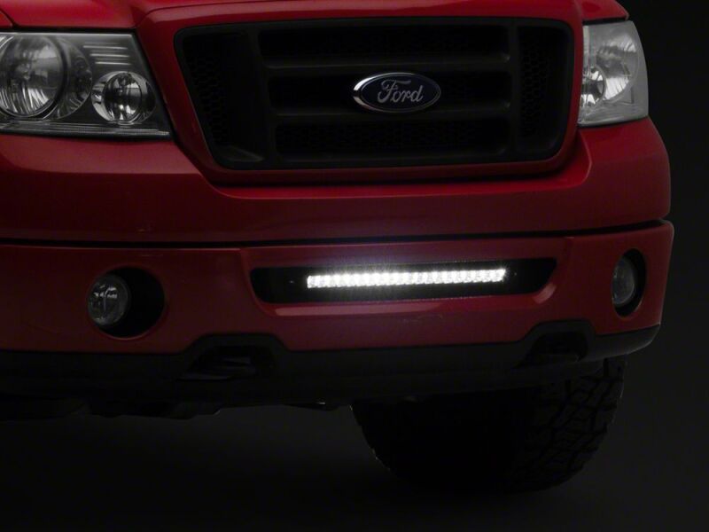 Raxiom 06-08 Ford F-150 Front Bumper Mounted 20in LED Light Bar/Bracket - T621253 - close-up view 2