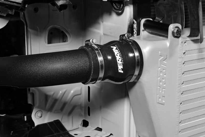 Perrin 22-23 Subaru WRX Front Mount Intercooler Kit (Black Tubes &amp; Silver Core) - PSP-ITR-441SL/BK
