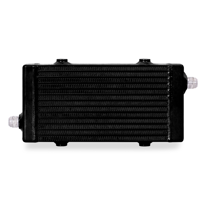 Mishimoto Universal Small Bar and Plate Cross Flow Black Oil Cooler - MMOC-SP-SBK