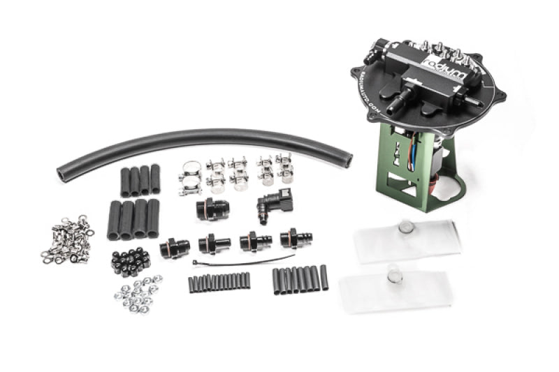 Radium Engineering Mitsubishi EVO 7/8/9 Fuel Hanger Fits AEM 50-1220 / DW440 - Pumps Not Included - 20-1340