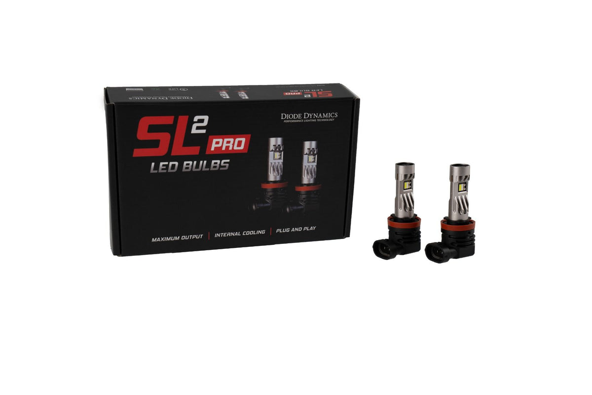 Diode Dynamics H11/H8/H9 White SL2 Pro LED Bulbs (pair) - DD0640P