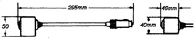 Hella Reading Lamp Black Mg12 2Ab - 004532171
